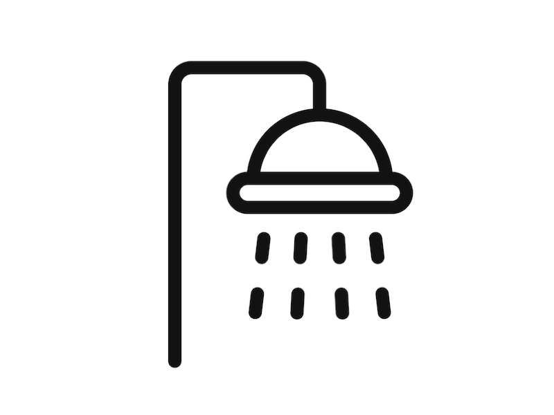 Shower & bathroom facilities